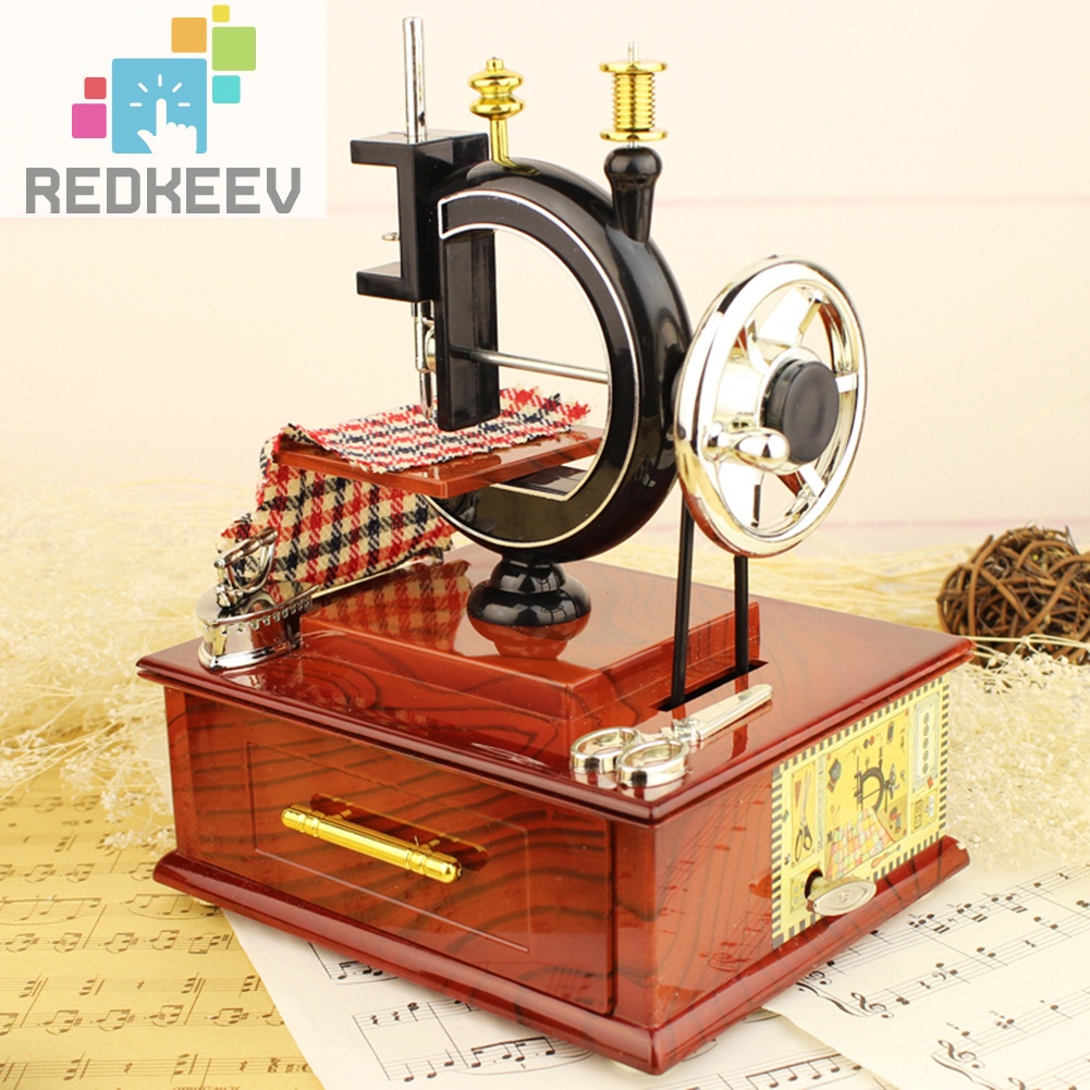 Hộp nhạc mô phỏng máy may cổ điển