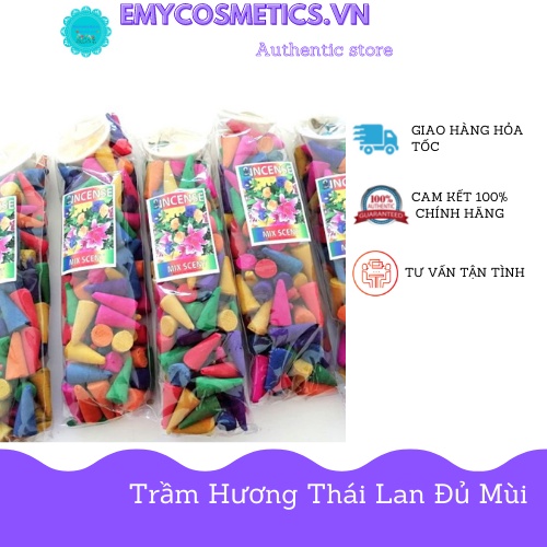 Trầm Hương Nụ Thái Lan Túi 100 Nụ Kèm Chén