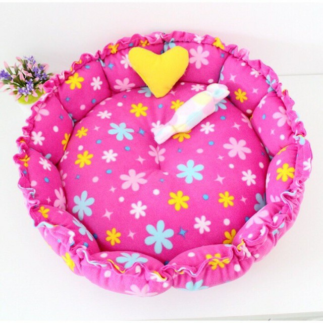 ĐỆM NGỦ TRÒN CUTE CHO THÚ CƯNG NHIỀU KÍCH THƯỚC