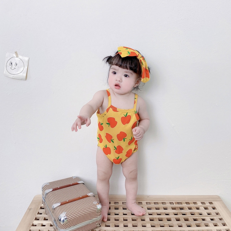 Áo Liền Quần Cho Bé Gái Phong Cách Hàn Quốc