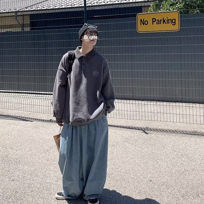 Áo Nỉ Dài Tay Form Rộng Thời Trang Hàn Quốc