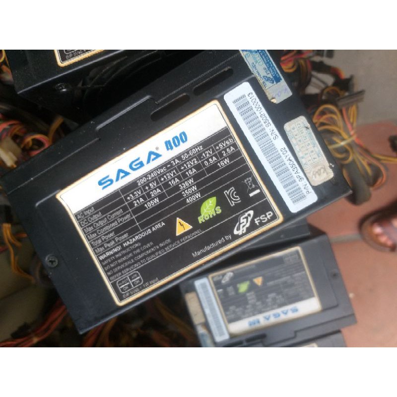 nguồn saga 400w có nguồn phụ 8 pin
