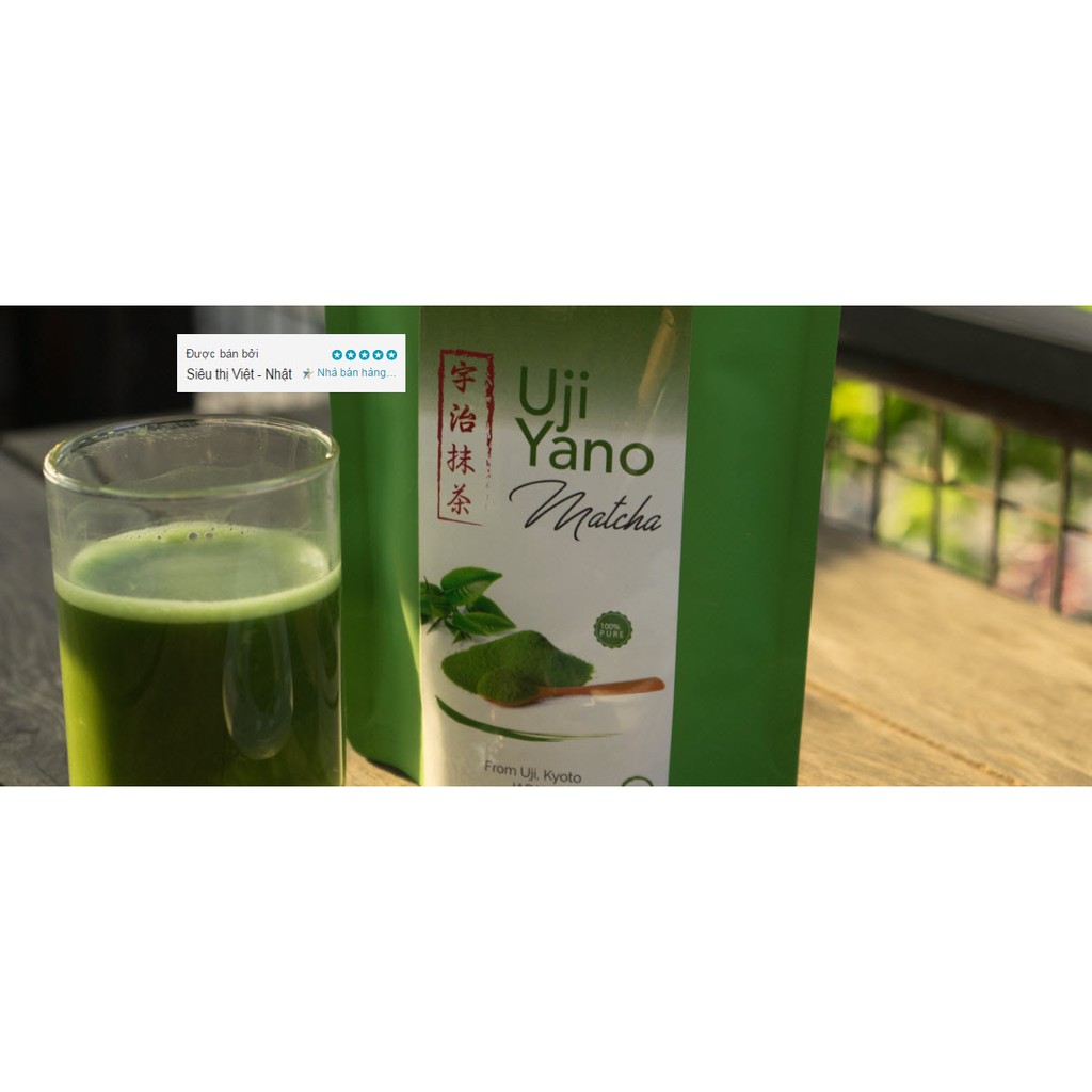 Bột trà xanh Uji Yano matcha Nhật Bản 100g