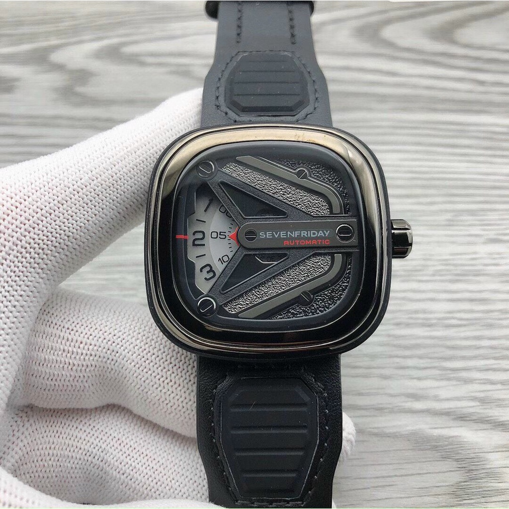 Đồng Hồ Nam  - Automatic - Hộp Gỗ, Sách, Thẻ Bảo Hành 2 năm , Khăn, Dây Cao Su Cao Cấp Tặng Kèm