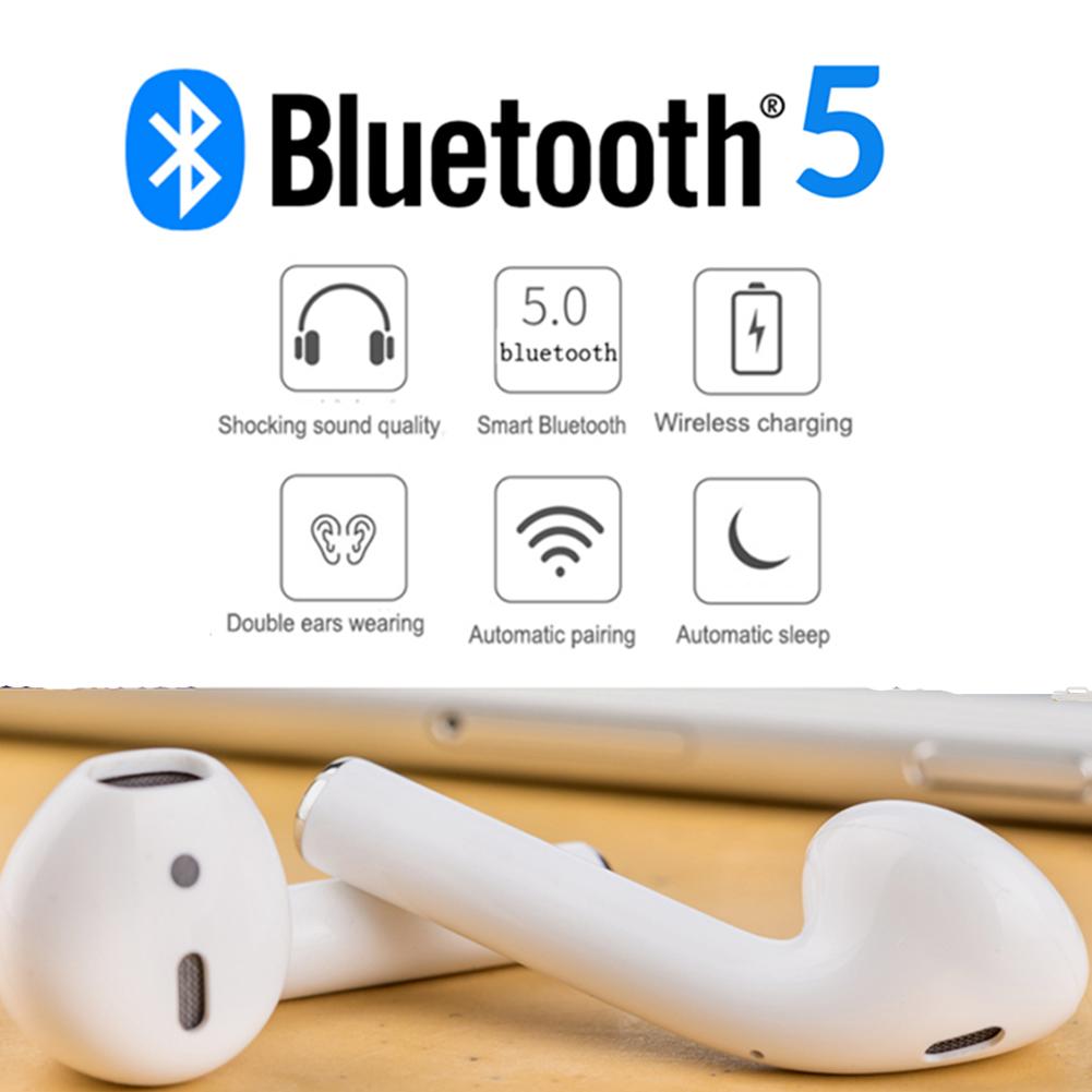 TWS Bluetooth 4.2 tai nghe không dây bluetooth stereo ghép nối tự động tai nghe kép Tai nghe iPhone Android