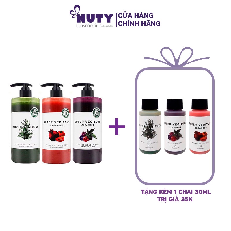 Sữa Rửa Mặt Thải Độc Rau Củ Super Vegitoks Cleanser (300ml) | BigBuy360 - bigbuy360.vn