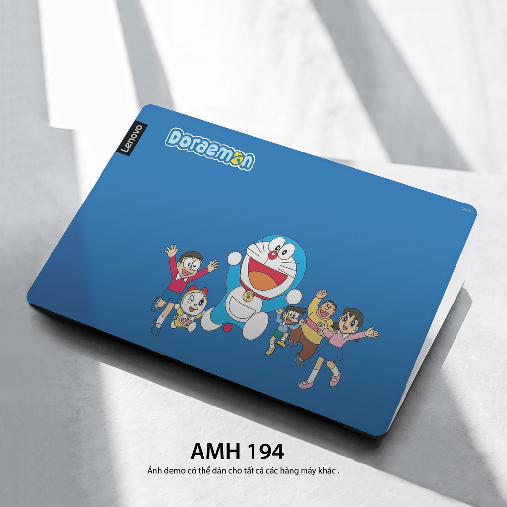 Bộ skin dán laptop mẫu Doraemon / Có mẫu decal dán cho tất cả các hãng máy tính