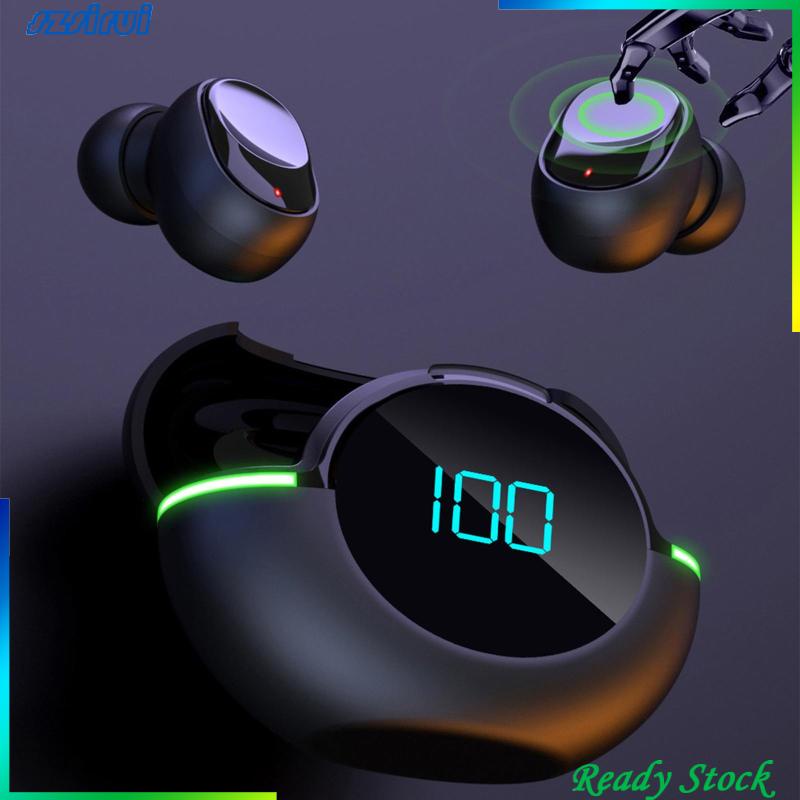 Tai Nghe Nhét Tai HiFi IPX4 Có Màn Hình LED Kèm Mic Chuyên Dụng Cho Chạy Bộ