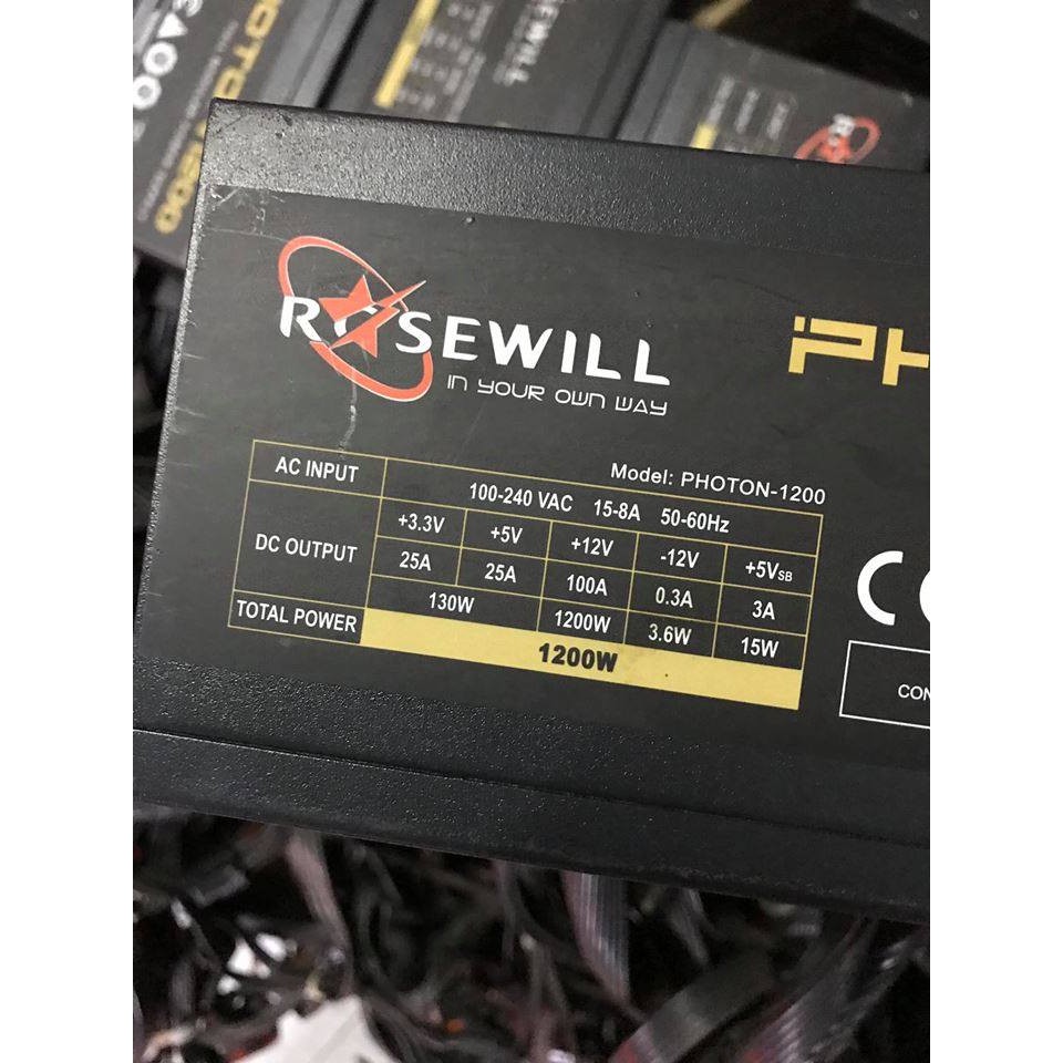 Nguồn máy tính PSU ROSEWILL PHOTON 1200W FULL MODULAR