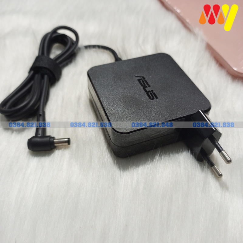 Sạc laptop Asus 19V-3.42A - Chân thường Củ Vuông - ZIN Bảo hành 18T