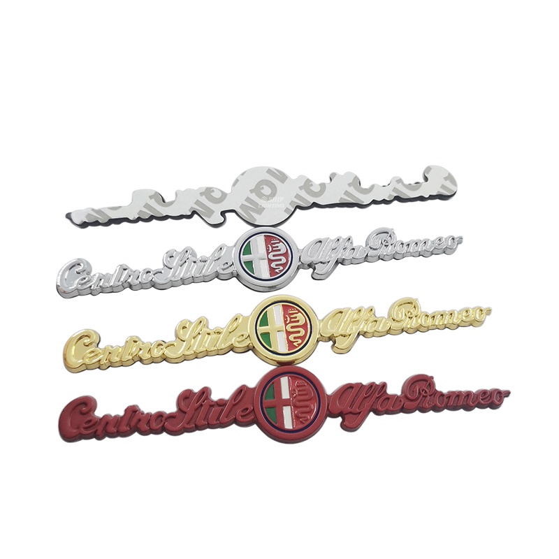 1 Miếng Dán Logo ALFA ROMEO Bằng Kim Loại Trang Trí Cho Xe Hơi