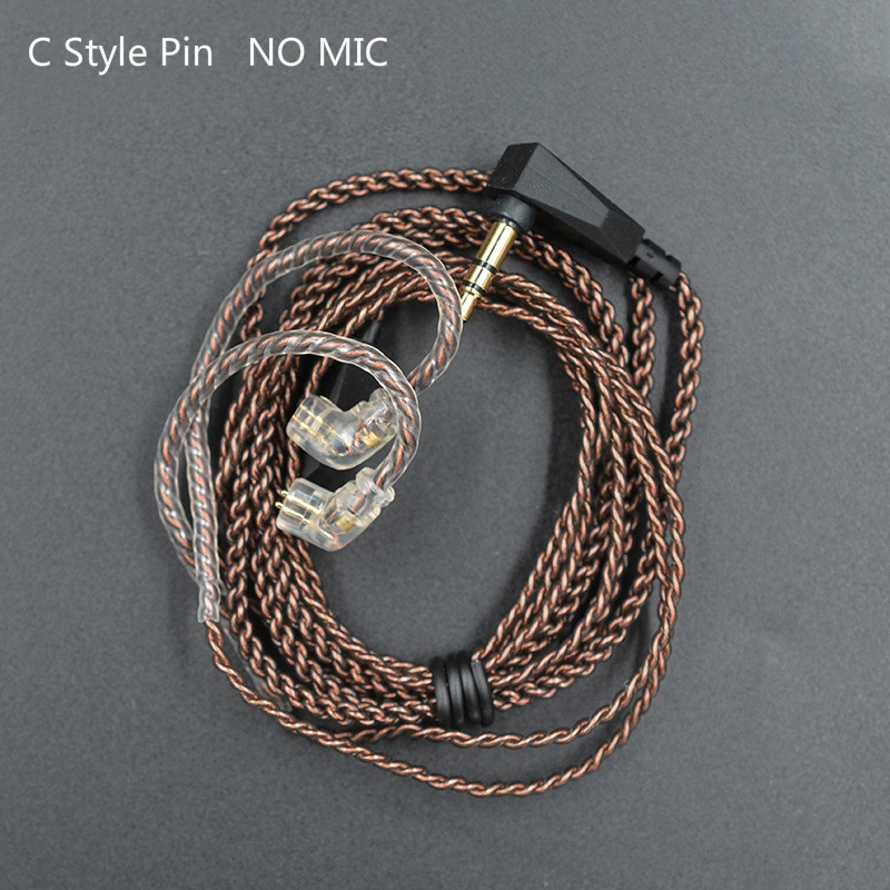 KZ ZS10 ZST ZS3 Original 2Pin Cable High-Purity Oxygen-Free Copper Twisted Upgrade Earphone Cable