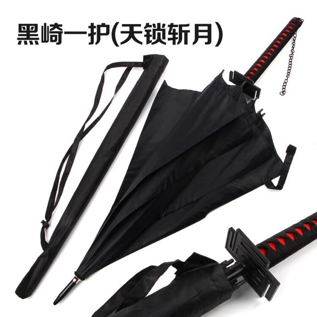 Ô dù che nắng mưa độc lạ cán có dây xích