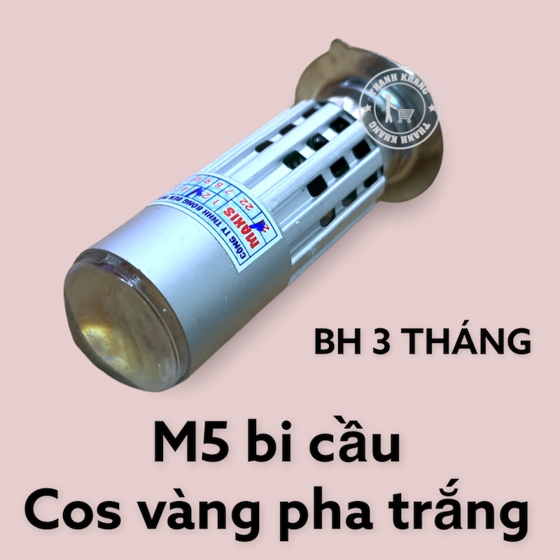 Đèn pha led 2 chân M5 eagleye gắn xe máy(ánh sáng trắng)Thanh Khang 001000024