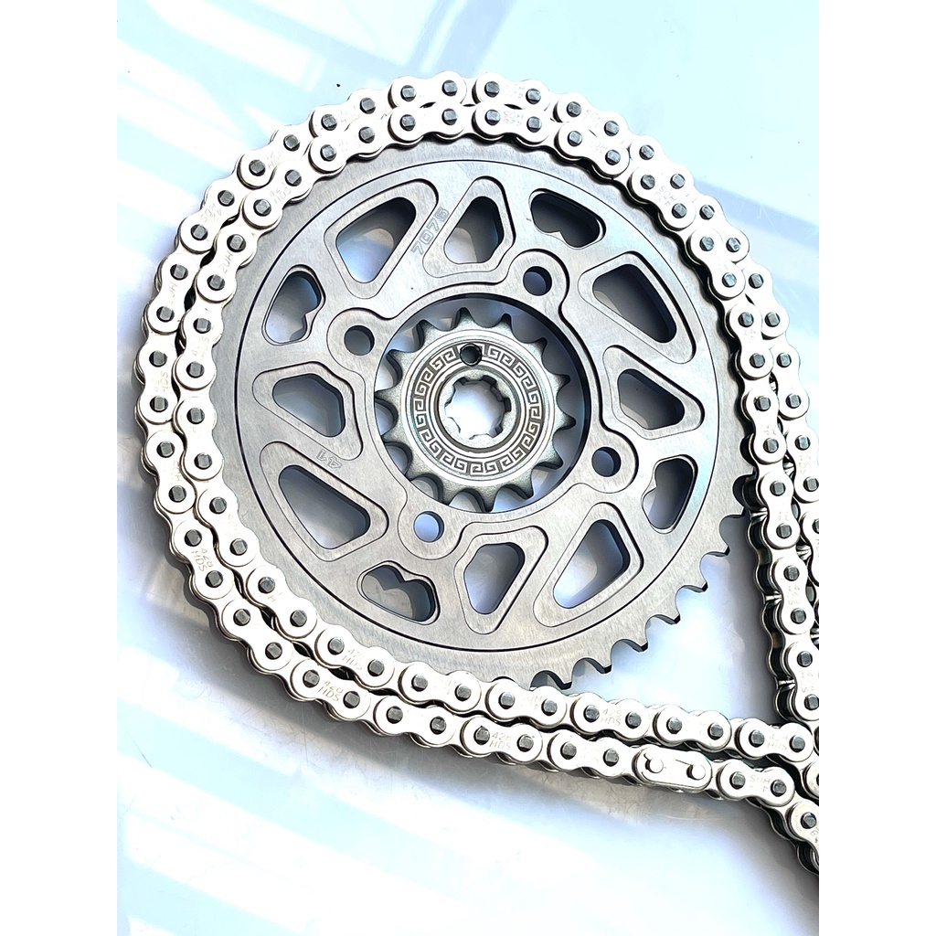 Nhông Sên Dĩa Sirius Fi Hiệu Phoenix (Dĩa nhôm 7075+ Sên 428HDS)