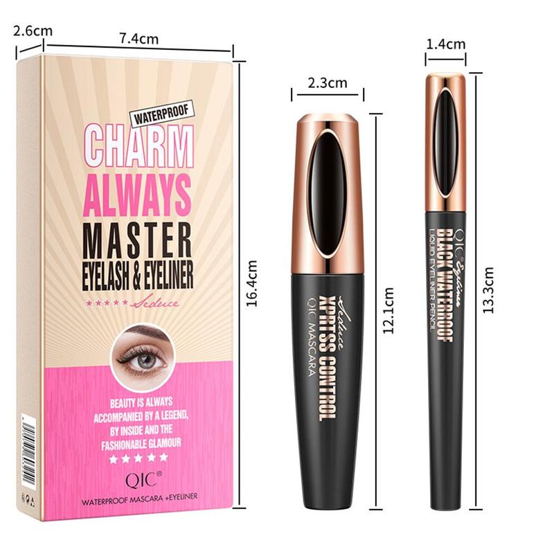 [Hàng mới về] Bút Kẻ Mắt Và Mascara Chuốt Mi Qic J0z3 Phong Cách Âu Mỹ Dễ Sử Dụng