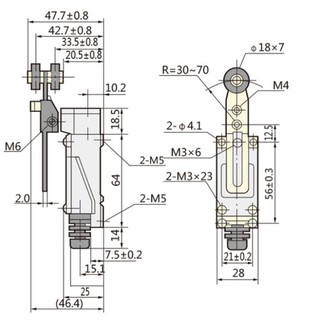 Công tắc hành trình ME-8108 250VAC-5A