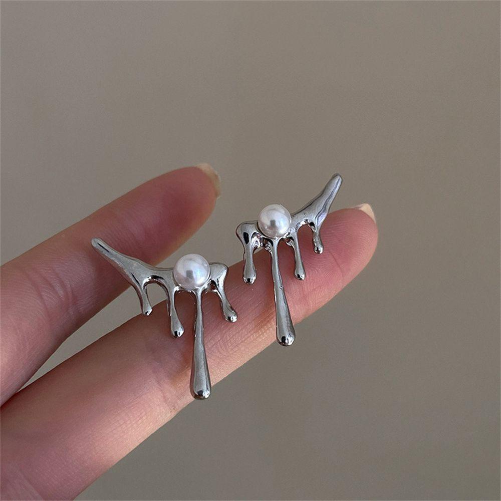 Bông Tai Hình Học Dáng Dài Thời Trang Dự Tiệc Cho Nữ