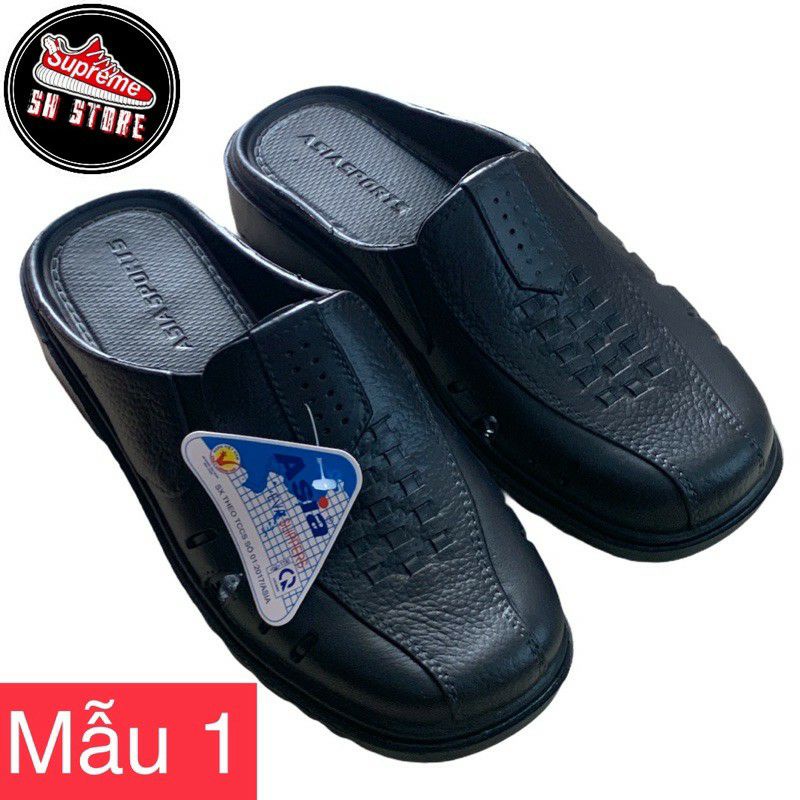 Dép đúc liền, sục nhựa nam, hãng asi a, đế nhẹ