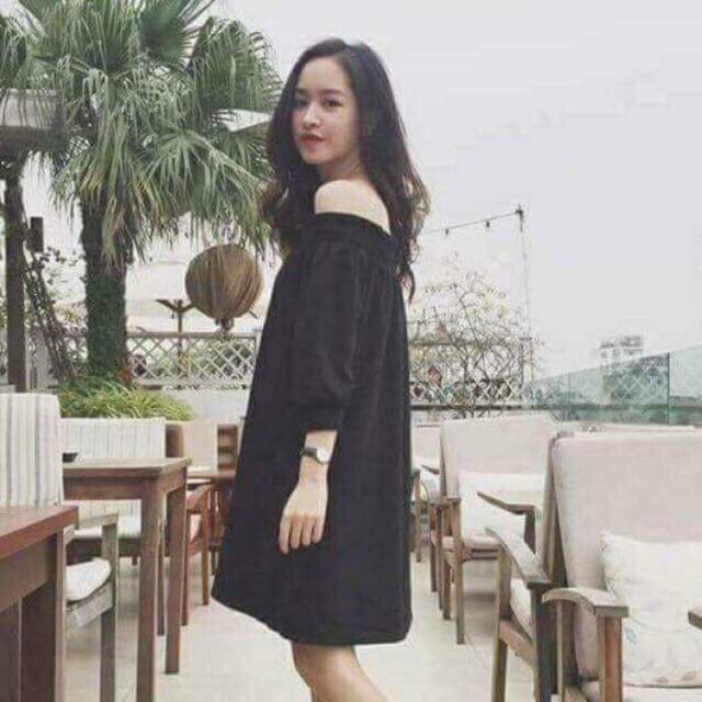 Đầm suông bẹt vai 60-100kg
