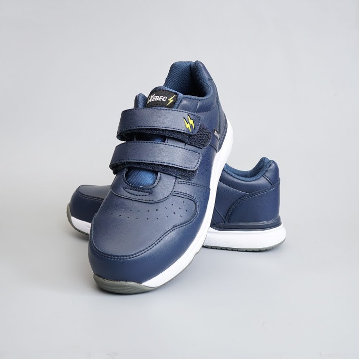 Giày Sneakers quai dán XEBEC tiện lợi - Xanh navy đậm