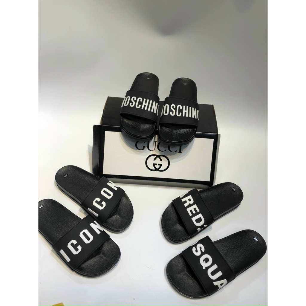 Dép lê DSQ nam cực đẹp - Dép quai ngang DSQ - Dép lê nam DSQ