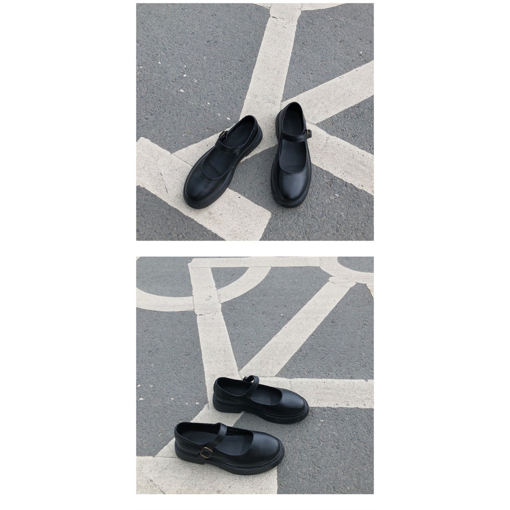 [ORDER] - G28_Giày da nữ ulzzang mũi tròn 1 dây Hàn Quốc | BigBuy360 - bigbuy360.vn