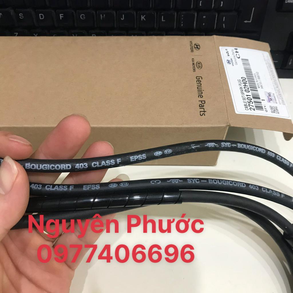 Bộ dây cao áp KIA/HYUNDAI GETZ 1.1 / MORNING 2005 - 2010 / Hàng xịn chính hãng 2750102H00