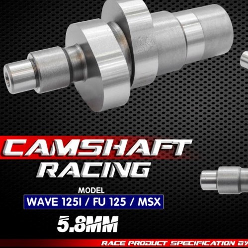 CỐT CAM ĐỘ 1 LỖ WAVE125i  FI FULED future 125 fi  MZX125 TA RACING