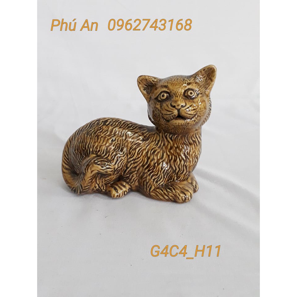 Mèo_Gốm sứ Bát Tràng