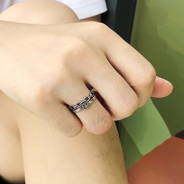 ✨✨Set 2 Nhẫn Kim Loại Họa Tiết Mặt Cười Dễ Thương Cho Nữ