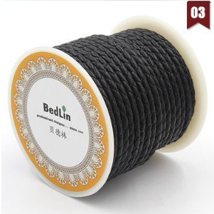 Dây da thật làm đồ trang sức, hanmade kích thước 2,5mm