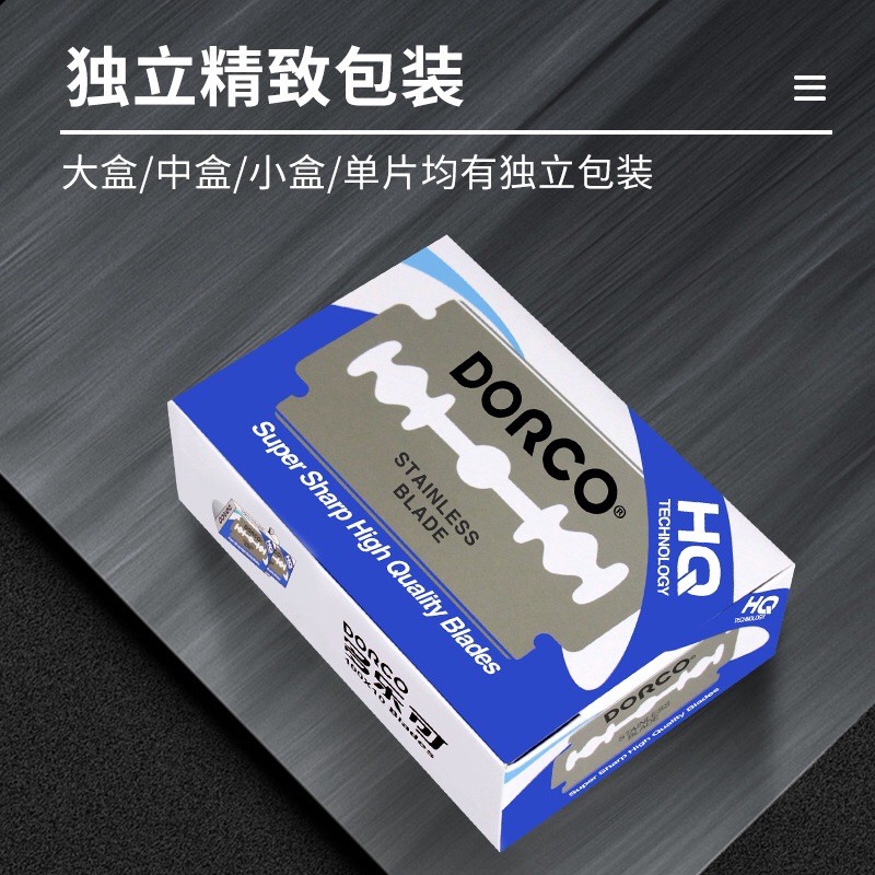 Dao lam Dorco mẫu mới 2020. Hàng công ty. Hộp 100 lưỡi lam. Mua thùng 10 cây miễn ship Hà Nội