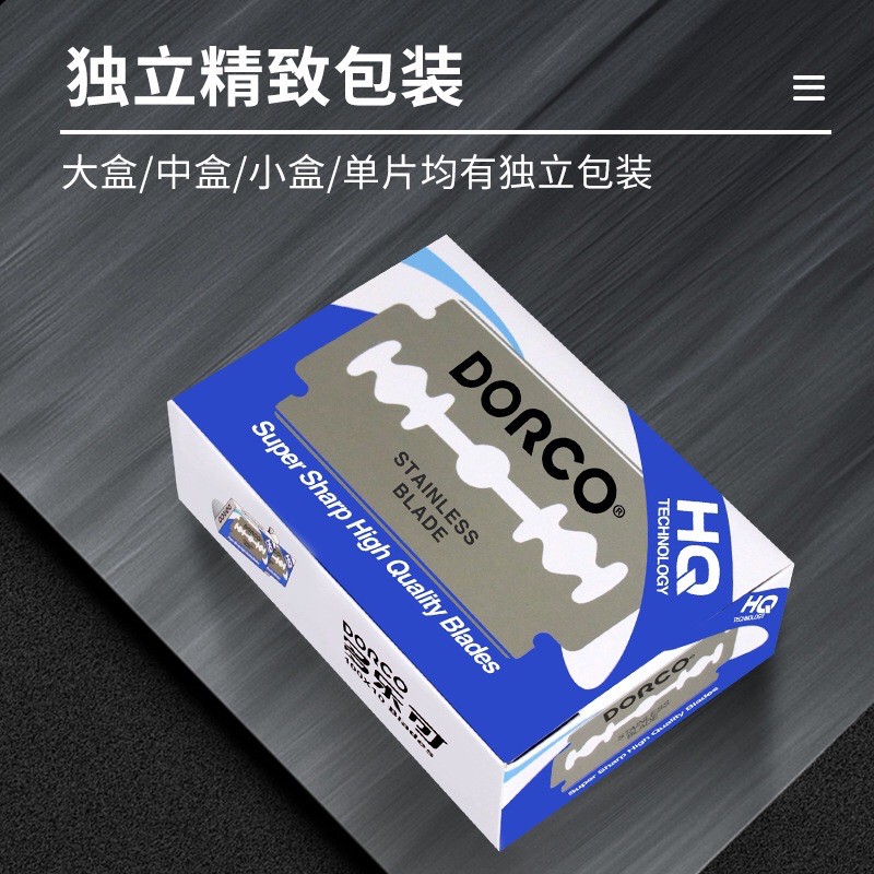 Dao lam Dorco mẫu mới 2020. Hàng công ty. Hộp 100 lưỡi lam