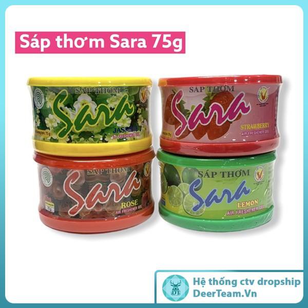 SÁP THƠM SARA 75G (CHANH, HOA HỒNG, LÀI, DÂU) [deerteamvn]