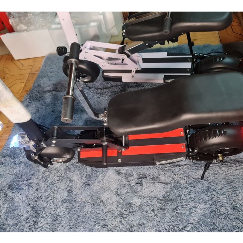 XE ĐIỆN SCOOTER CAO CẤP MẸ BỒNG CON 2 NGƯỜI NGỒI-) .3 CHẾ ĐỘ TỐC ĐỘ