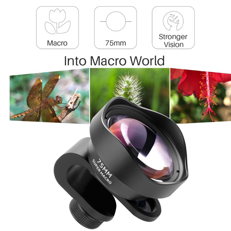 Pholes 75mm Mobile Macro Lens Phone Camera Macro Lenses For Iphone Xs