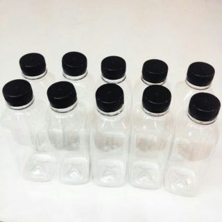 [SHOP DT]SỈ  50-100 chai nhựa vuông,tròn  350ml,500ml,1 lít,1,5 lít đựng đồ ăn,đồ uống  nắp đen,nắp trắng