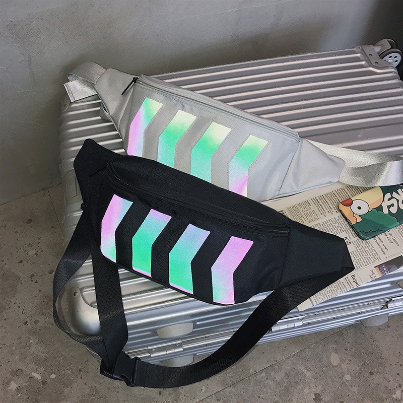 Túi đeo chéo phản quang 7 màu, đeo bụng chống thấm nước cao cấp năm 2020 | BigBuy360 - bigbuy360.vn