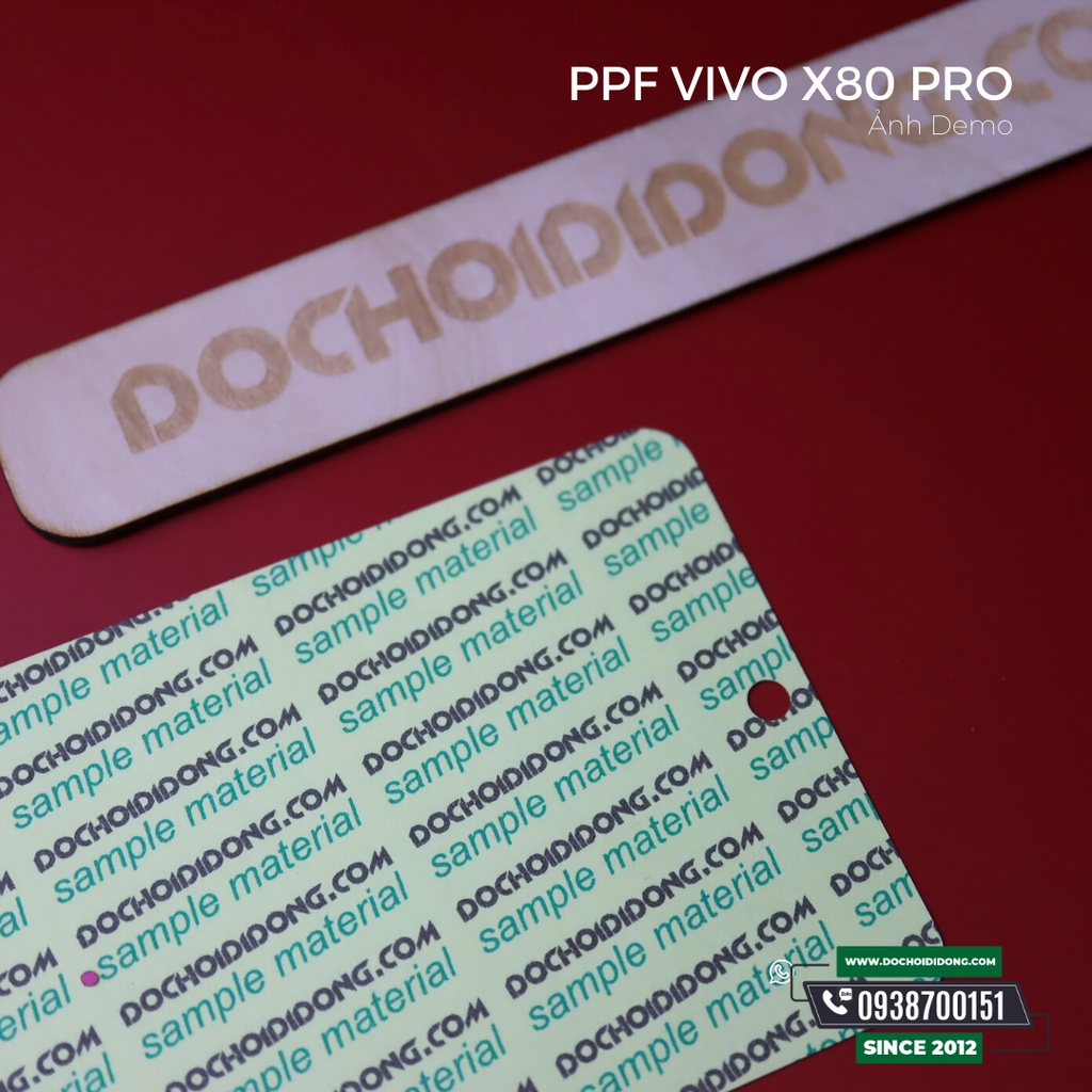 Miếng dán PPF Hydorgen Vivo X80 Pro trong, nhám, đổi màu cao cấp