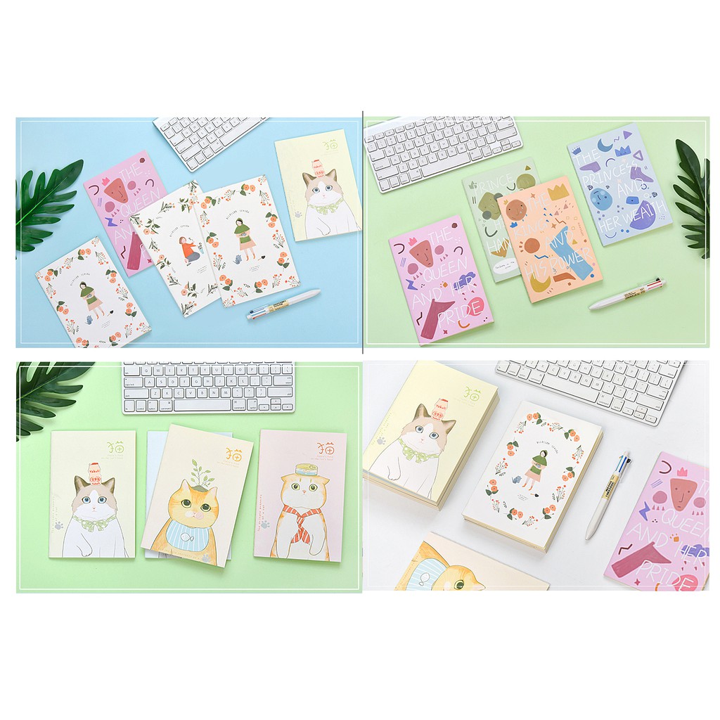 SỔ TAY Ghi Chú Nhật Ký Bìa Cứng A5 - Dễ Thương Chất Lượng Cao