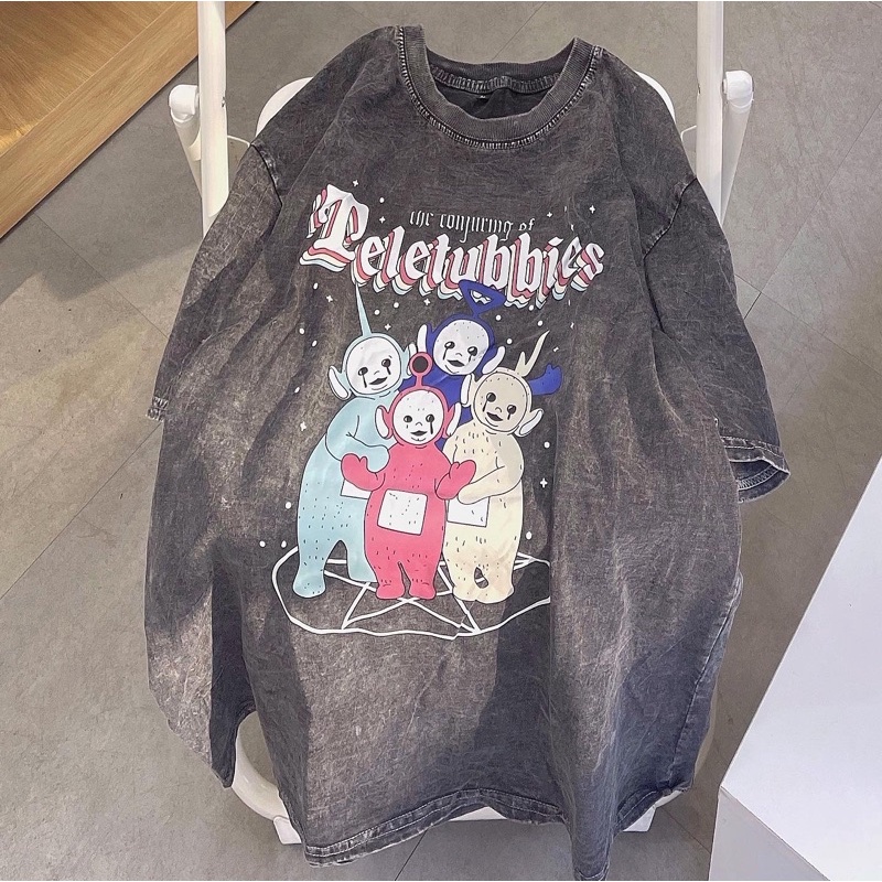 áo thun loang Teletubbies unisex ảnh thật SSSTore ( nam nữ mặc đều được)