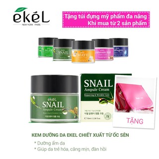 Kem Dưỡng Da Ekel Snail Ampule Cream 70ml