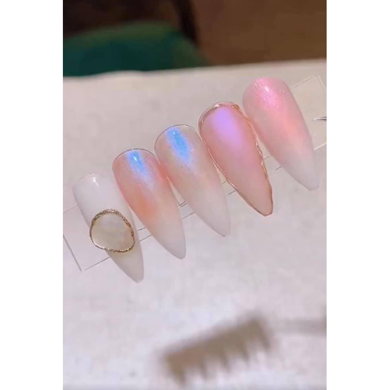 Tráng Gương Ngọc Trai Nail, Nhũ Chà Dạng Nén [Thanh Vy Nail]