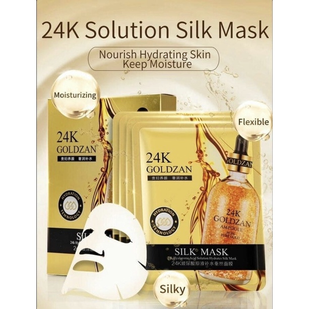 Mặt nạ vàng 24k dưỡng da cấp ẩm  tinh chất vàng