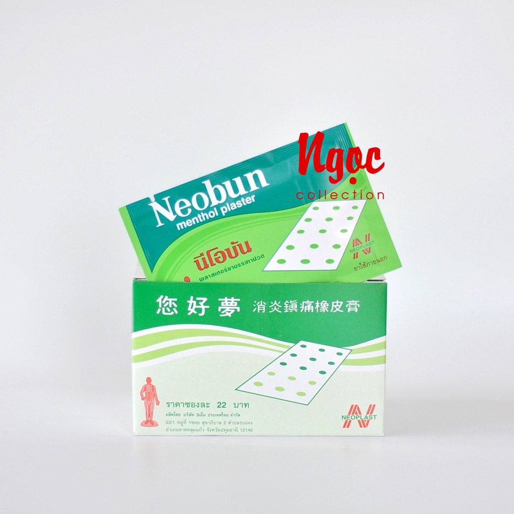 Cao dán giảm đau Neobun Thái Lan