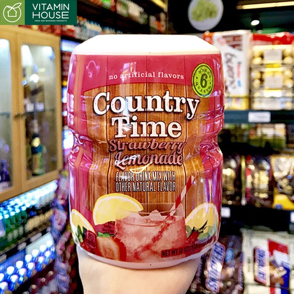 Bột pha Dâu Chanh Country Time 510g - VITAMIN HOUSE