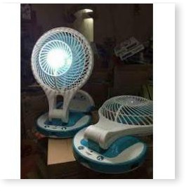 Quạt Tích Điện 5580 Mini Fan 2 In 1 Gấp Gọn