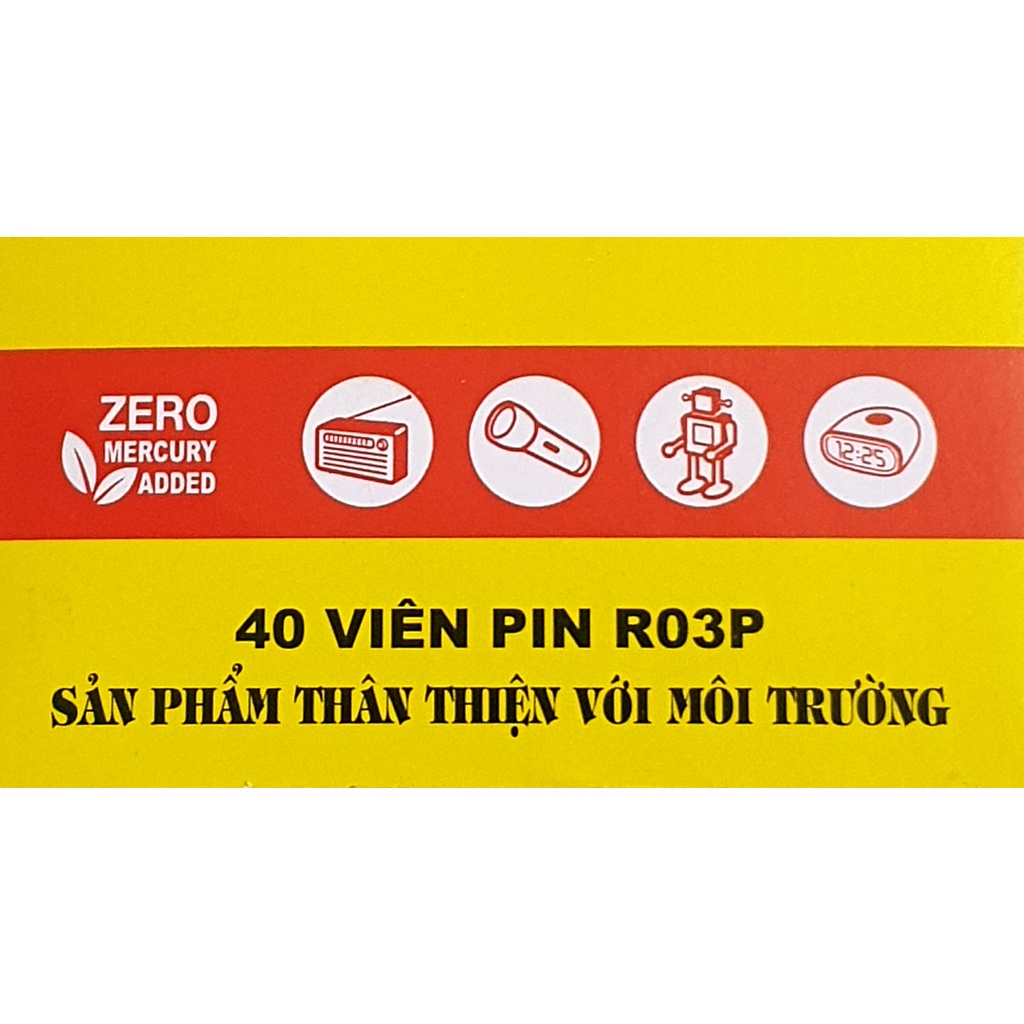 Pin Con Thỏ AAA 40 viên=hộp