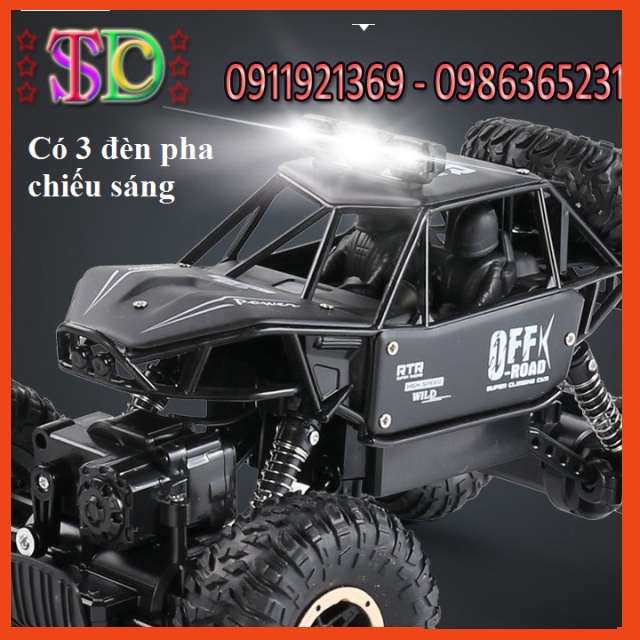 Xe Điều Khiển Từ Xa Địa Hình 681, Ô Tô Điều Khiển Từ Xa, Xe Địa Hình Điều Khiển Từ Xa - Sieuthiduca